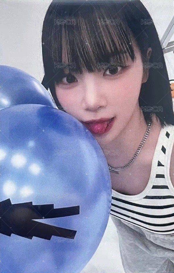 UNFORGIVEN 打歌卡 1.0藍氣球 正面