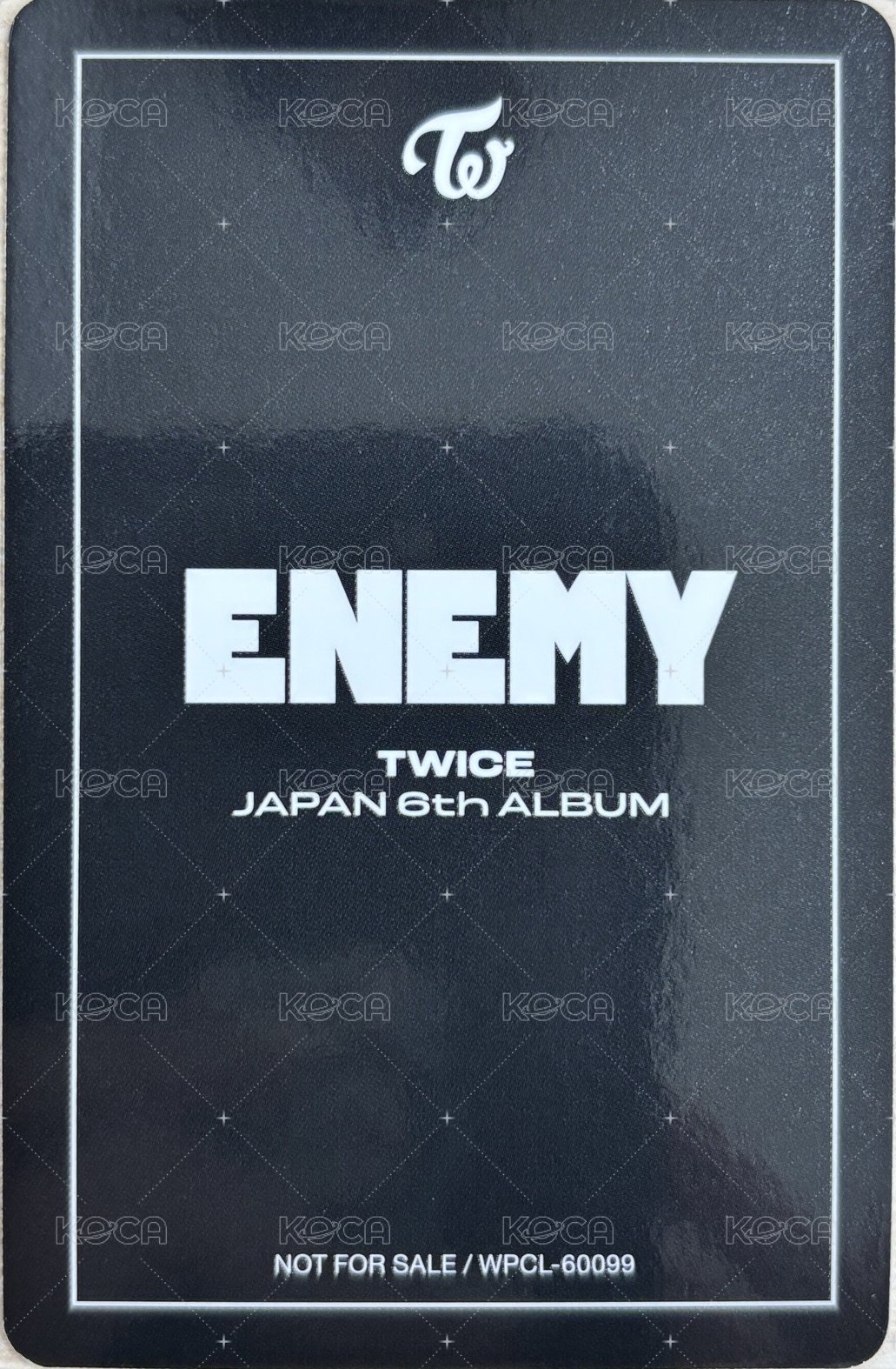 ENEMY 專輯卡 SANA盤 背面