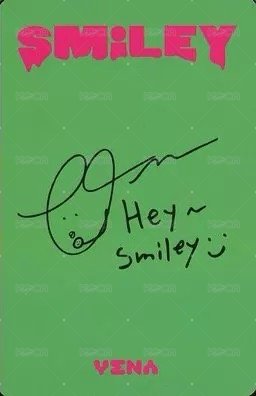 SMiLEY 專輯卡 綠版 背面