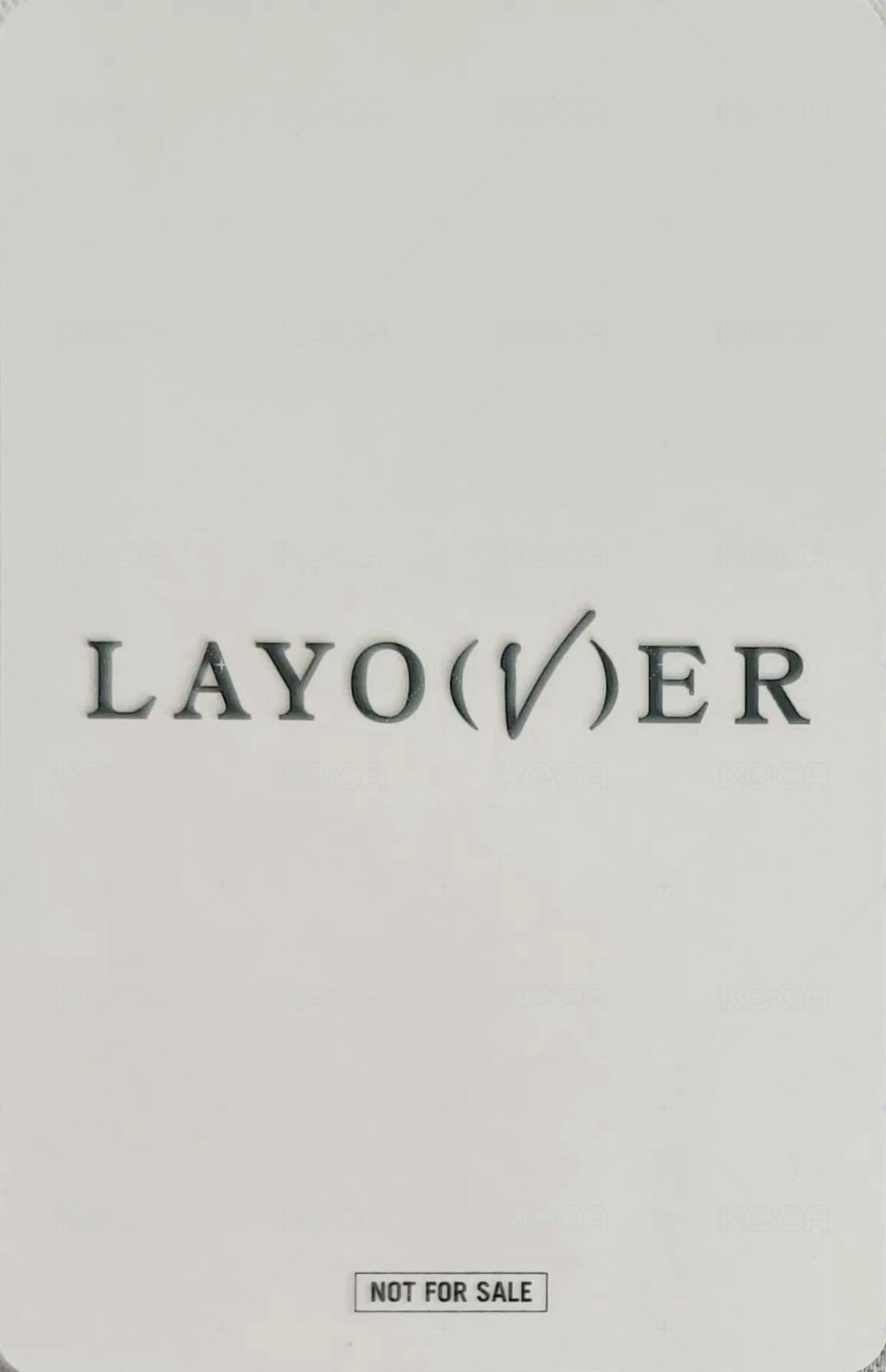 LAYOVER 環球 幸運卡  背面