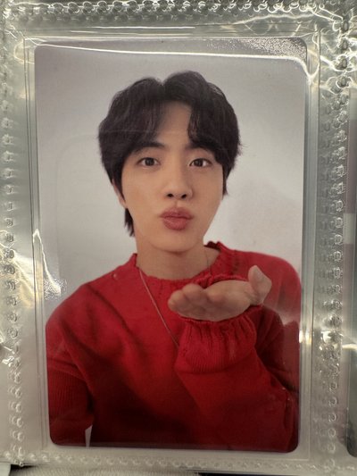 BTS 防彈少年團 金碩珍 Jin 日本 特典 飛吻珍 小卡