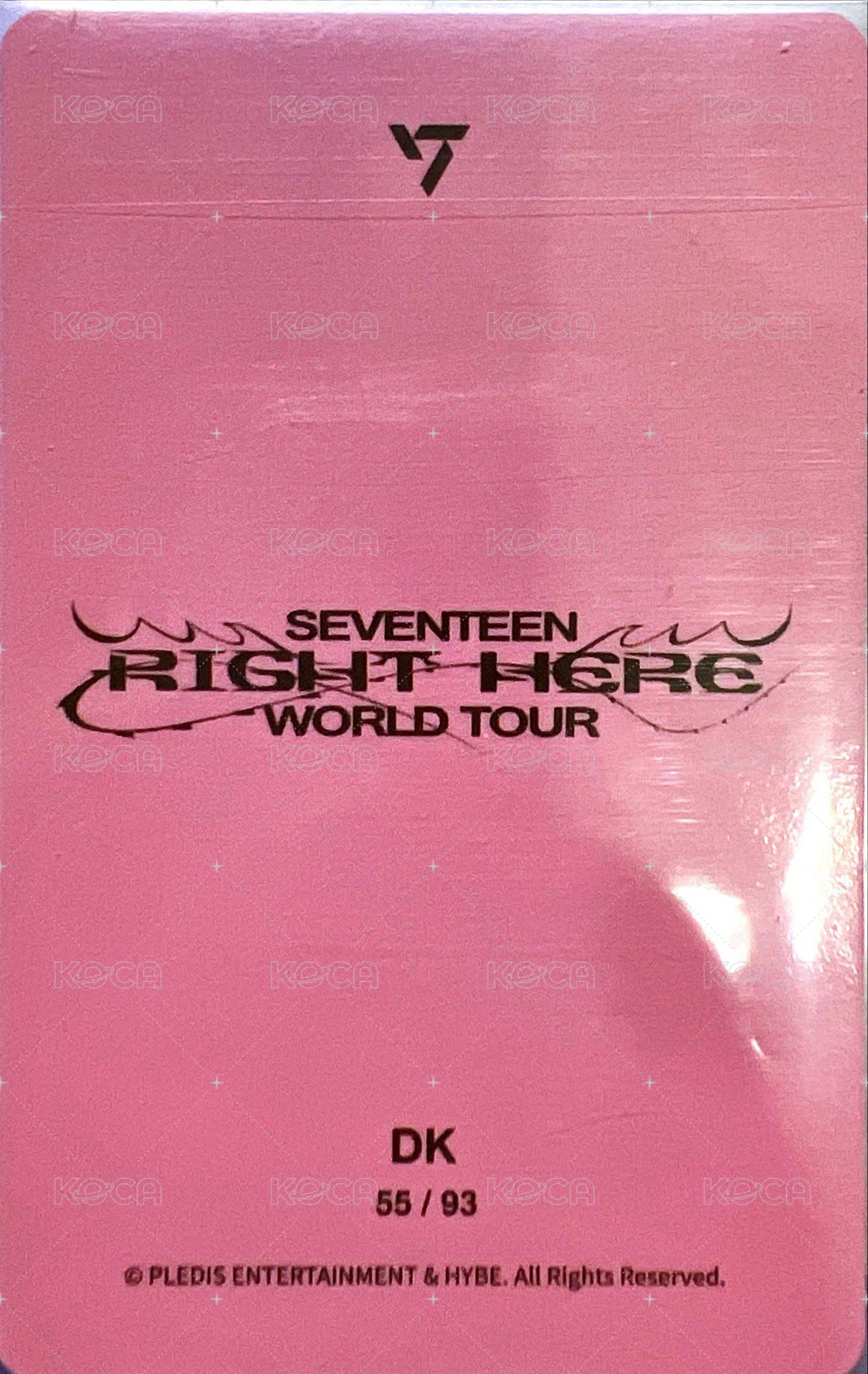 RIGHT HERE 隨機卡 ｜卡包 背面