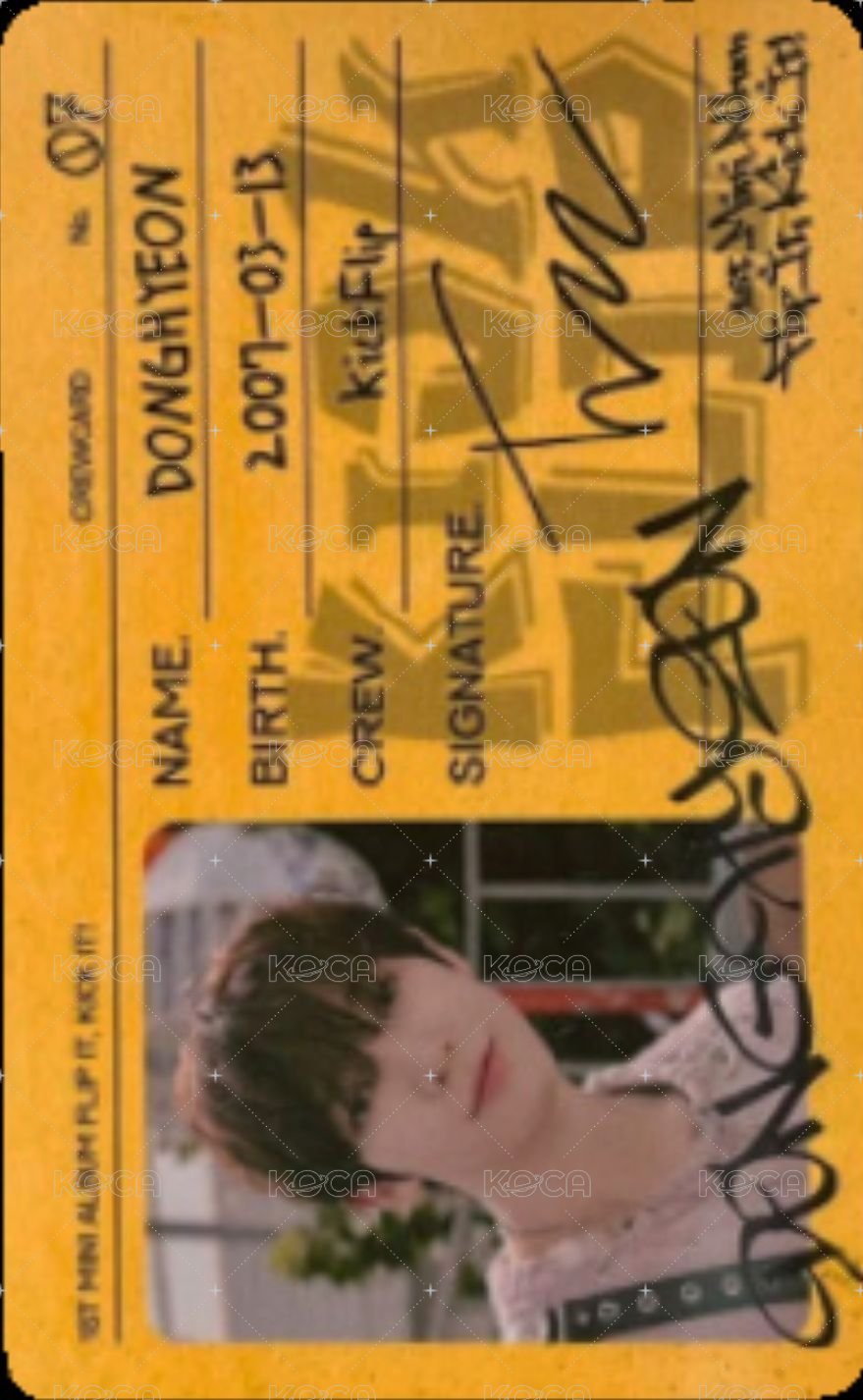 迷一 專輯卡 id卡 正面