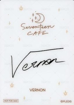 21‘CAFE PP 入場卡 / 場限卡 睡衣卡 背面