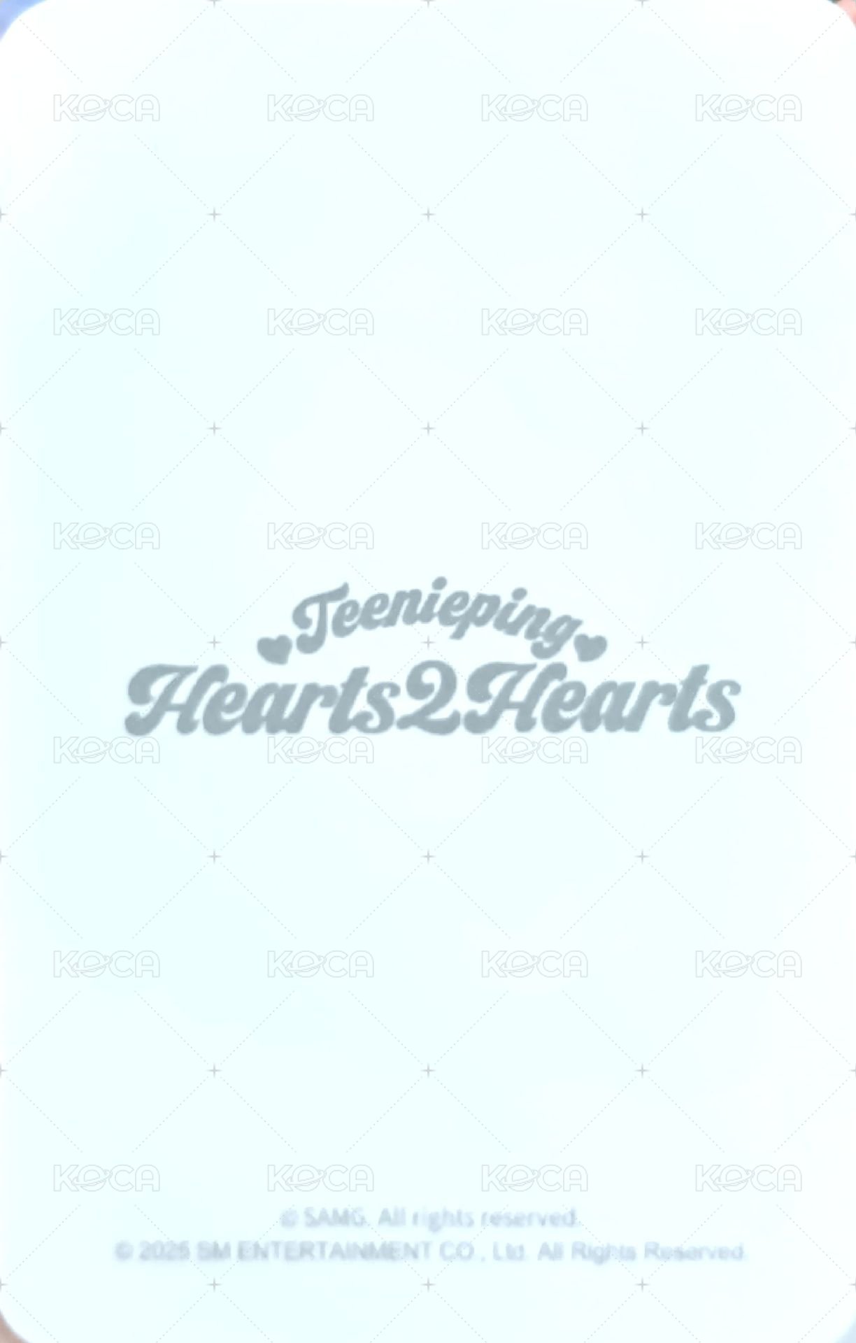 Teenieping聯名 滿額卡  背面