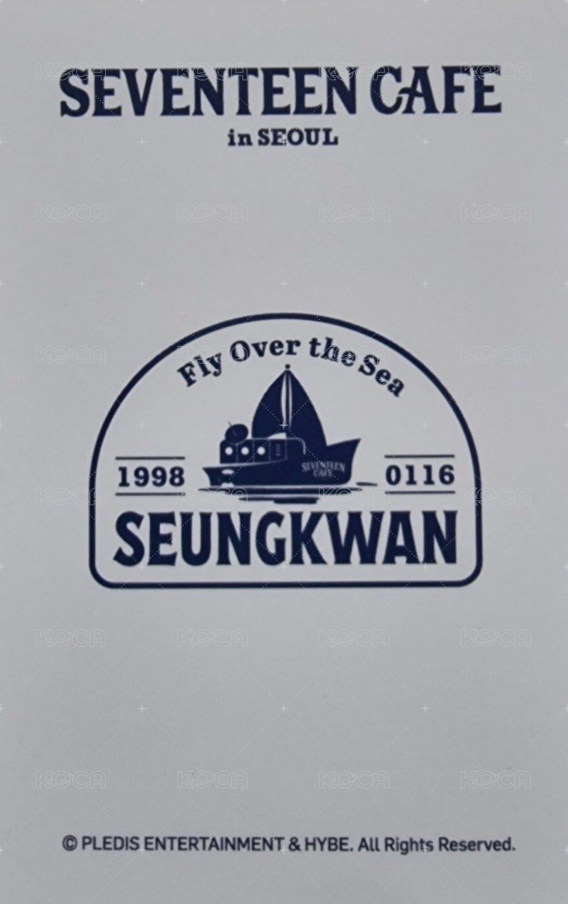 23‘CAFE in SEOUL 入場卡 / 場限卡 甜品卡 背面