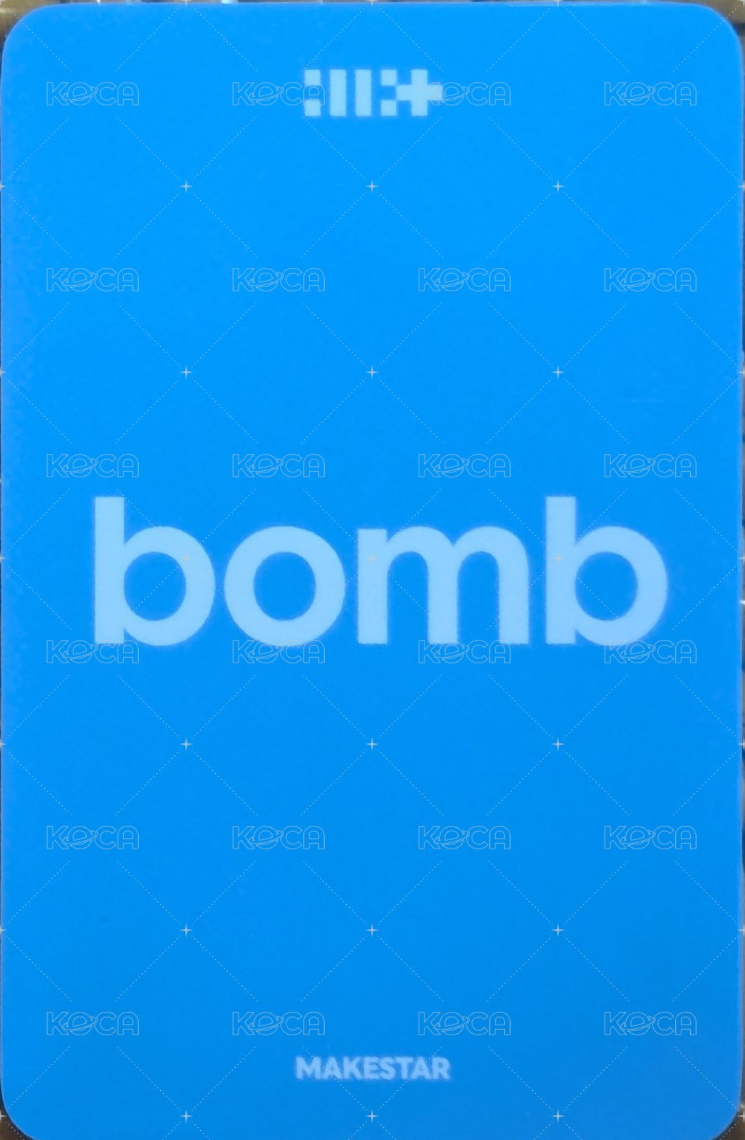bomb ms 預售 特典卡  背面