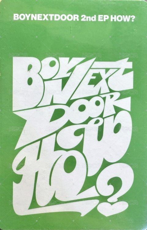 HOW? km蝦皮 1.0 簽售卡  背面