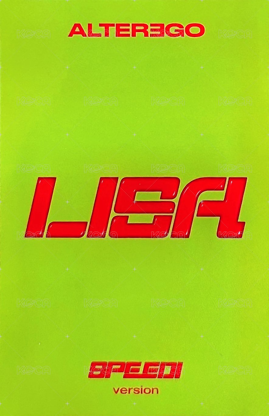 ALTEREGO 專輯卡 speedi ver 背面