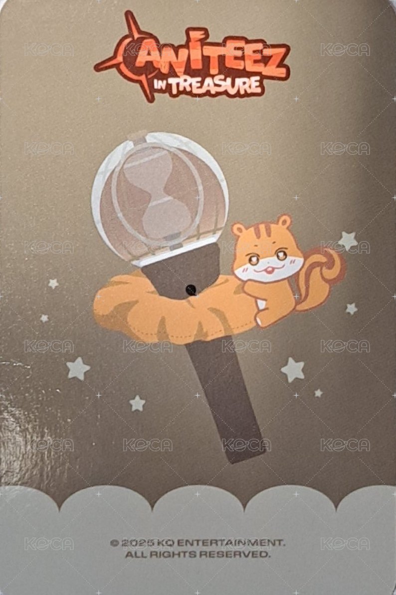 ANITEEZ IN TREASURE 周邊卡 LIGHT STICK STRAP 背面