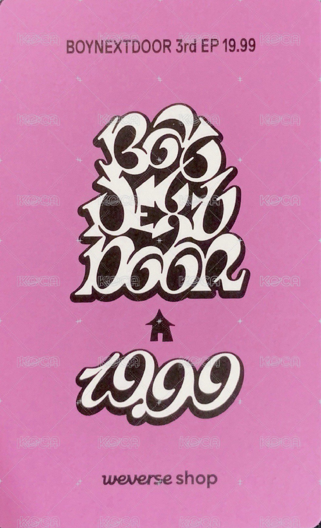 19.99 wvs 特別禮 特典卡 3 背面