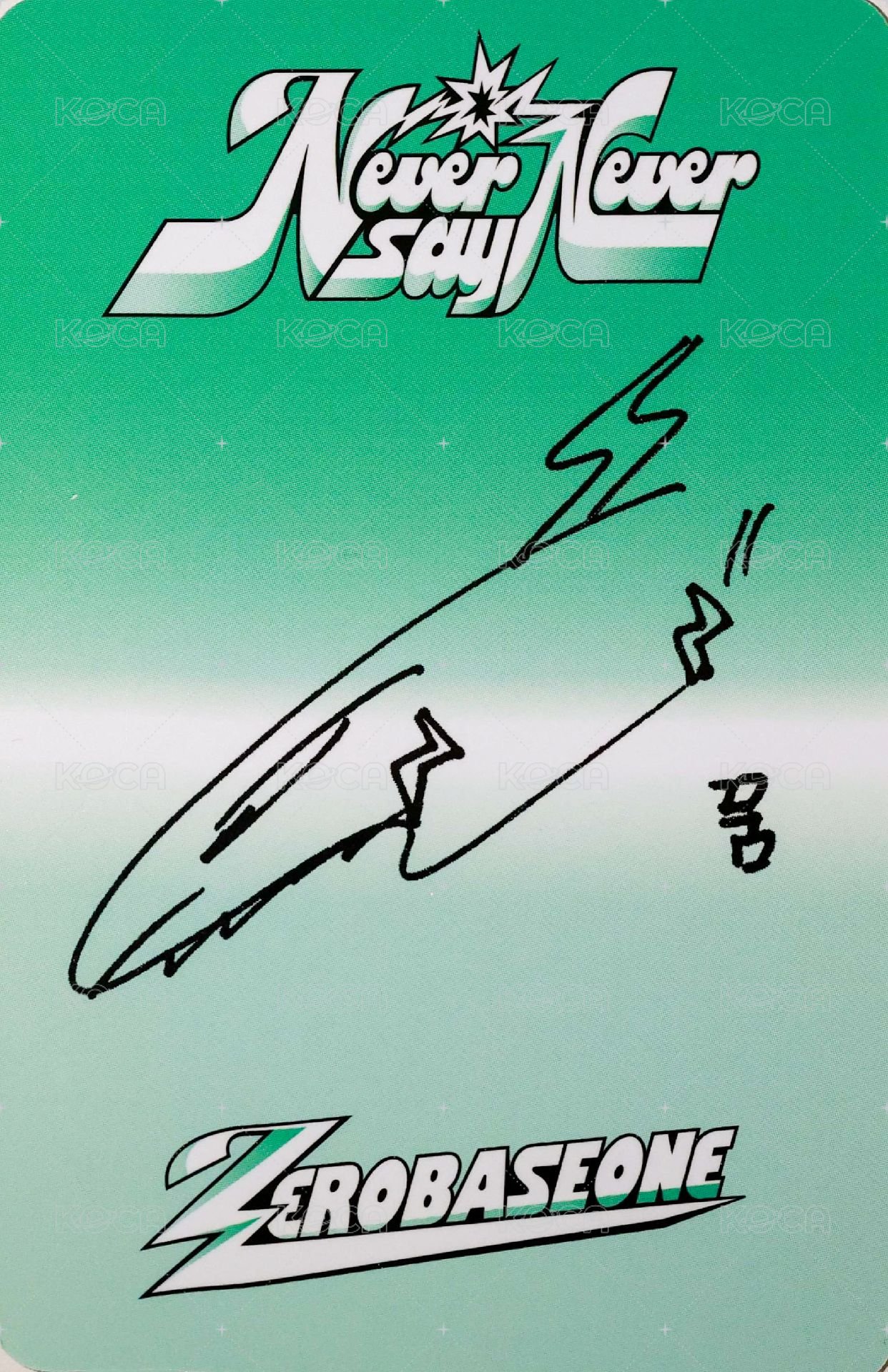 正規一 專輯卡 ICON ver. 背面