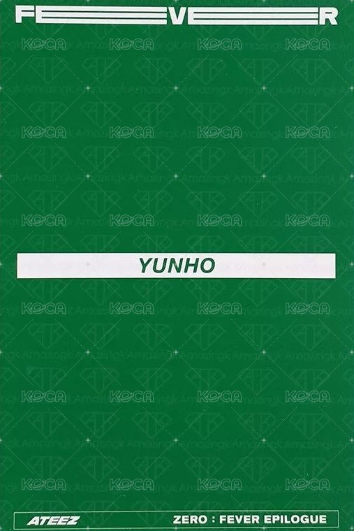 FEVER Epilogue 專輯卡 Diary ver. Limited 背面