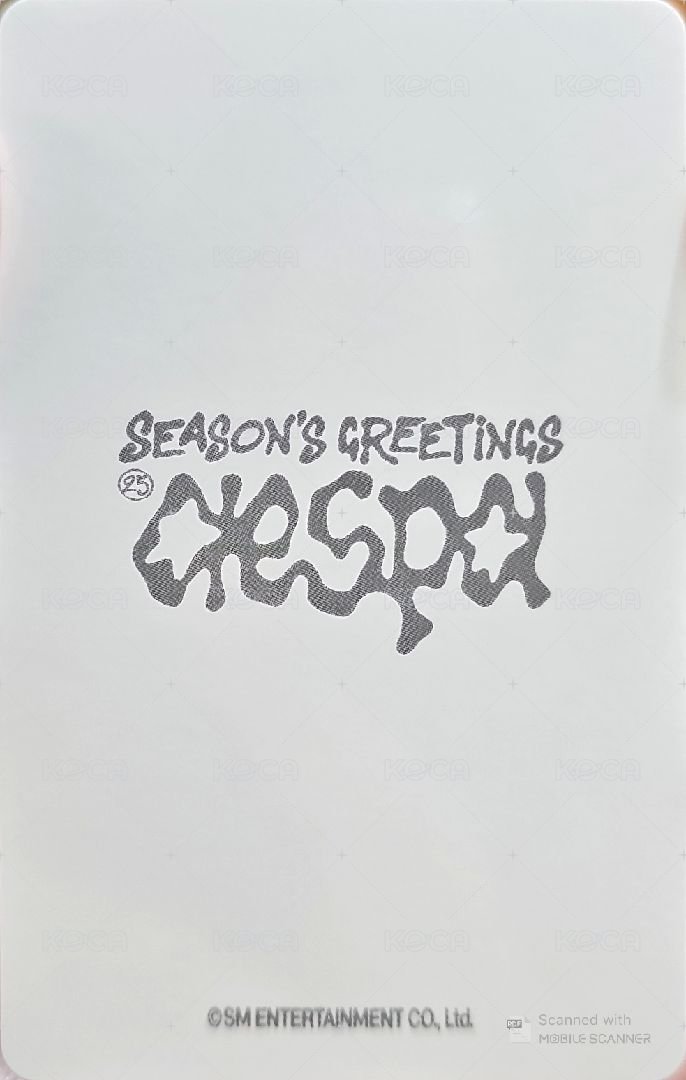 2025年曆 隨機卡 後續 A版寧 背面