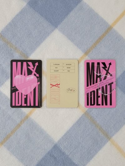 Stray Kids MAXIDENT      Heart、T-Crush、Case ver.專卡