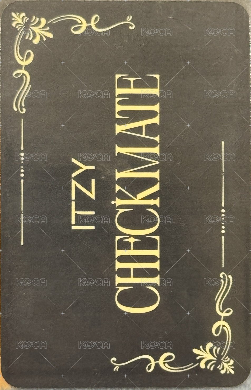 CHECKMATE sw 5.0 簽售卡  背面