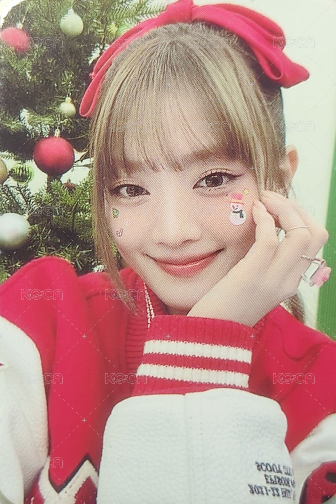 代言卡 MEDIHEAL 聖誕版撐頭 正面