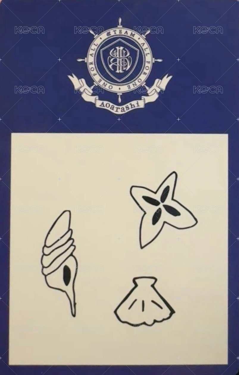 青嵐 yzy  青島線下簽售 簽售卡 塗鴉卡背 背面