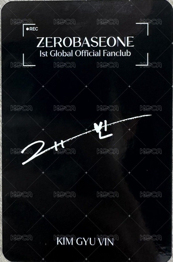 一期會員 會員禮卡  背面