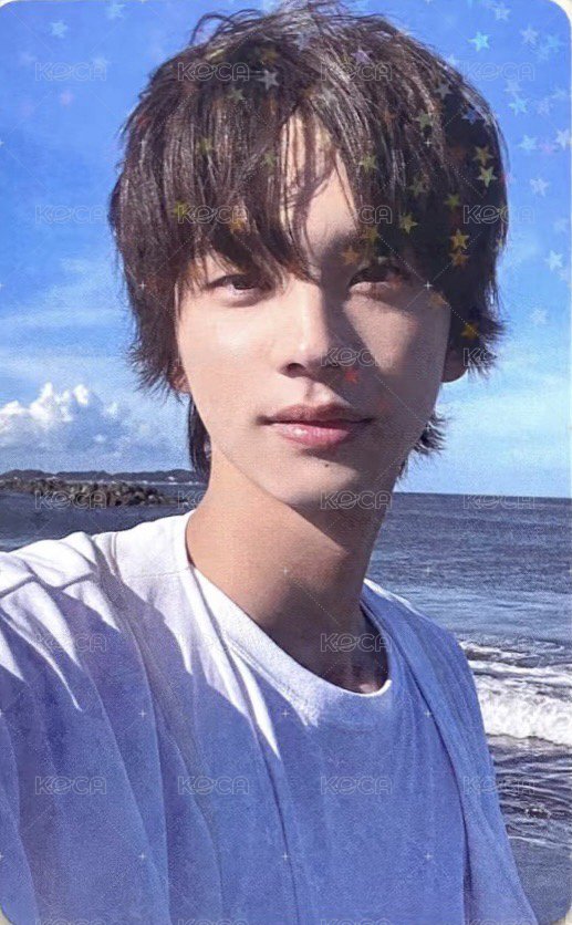 Sparkling Blue 日咖 特典卡  正面