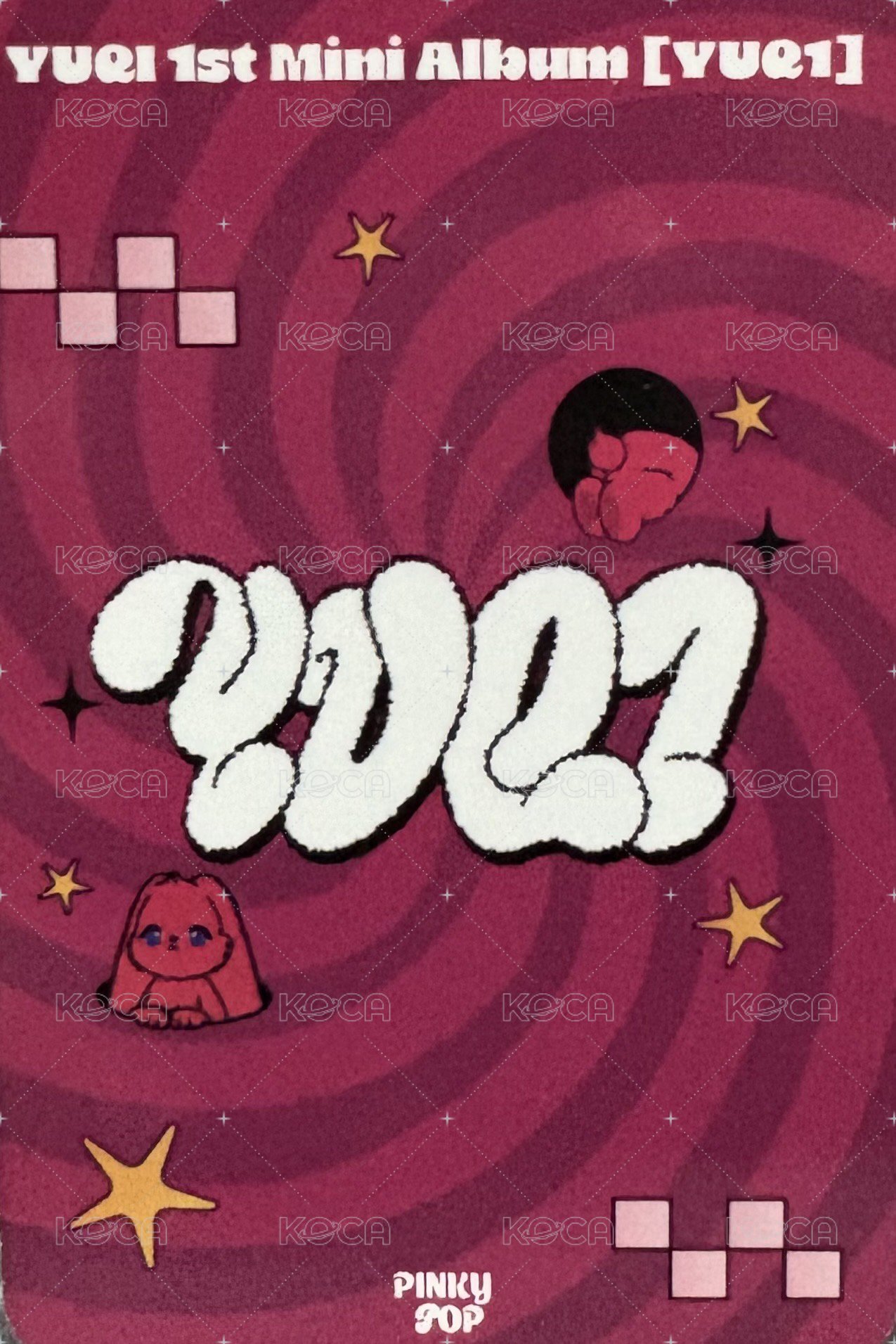 YUQ1 pinkypop 3.0 幸運卡  背面