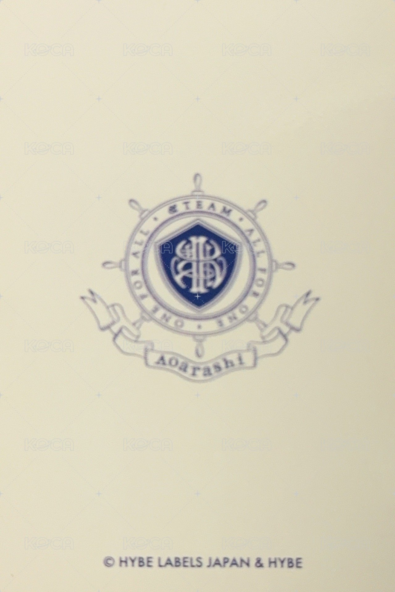 青嵐 (Aoarashi) 隨機卡  背面