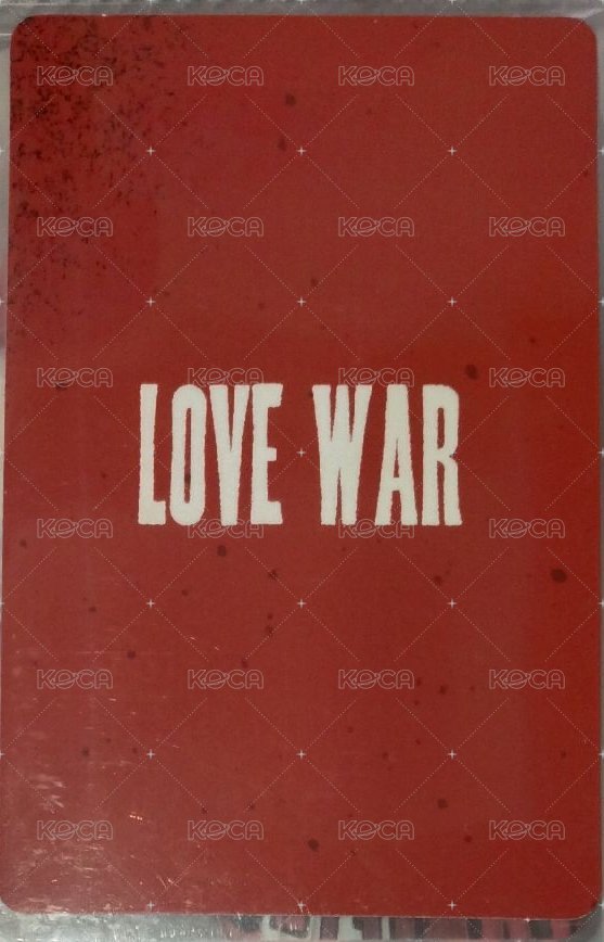 LOVE WAR 專輯卡 War ver. 背面