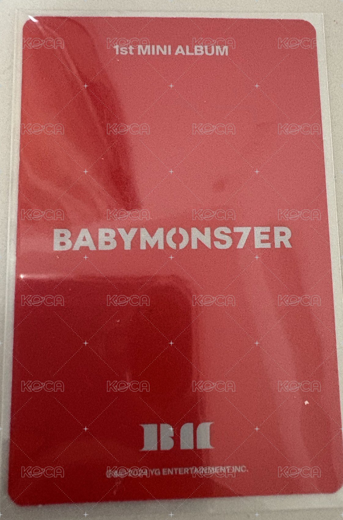 BABYMONS7ER 專輯卡 電子專卡 背面