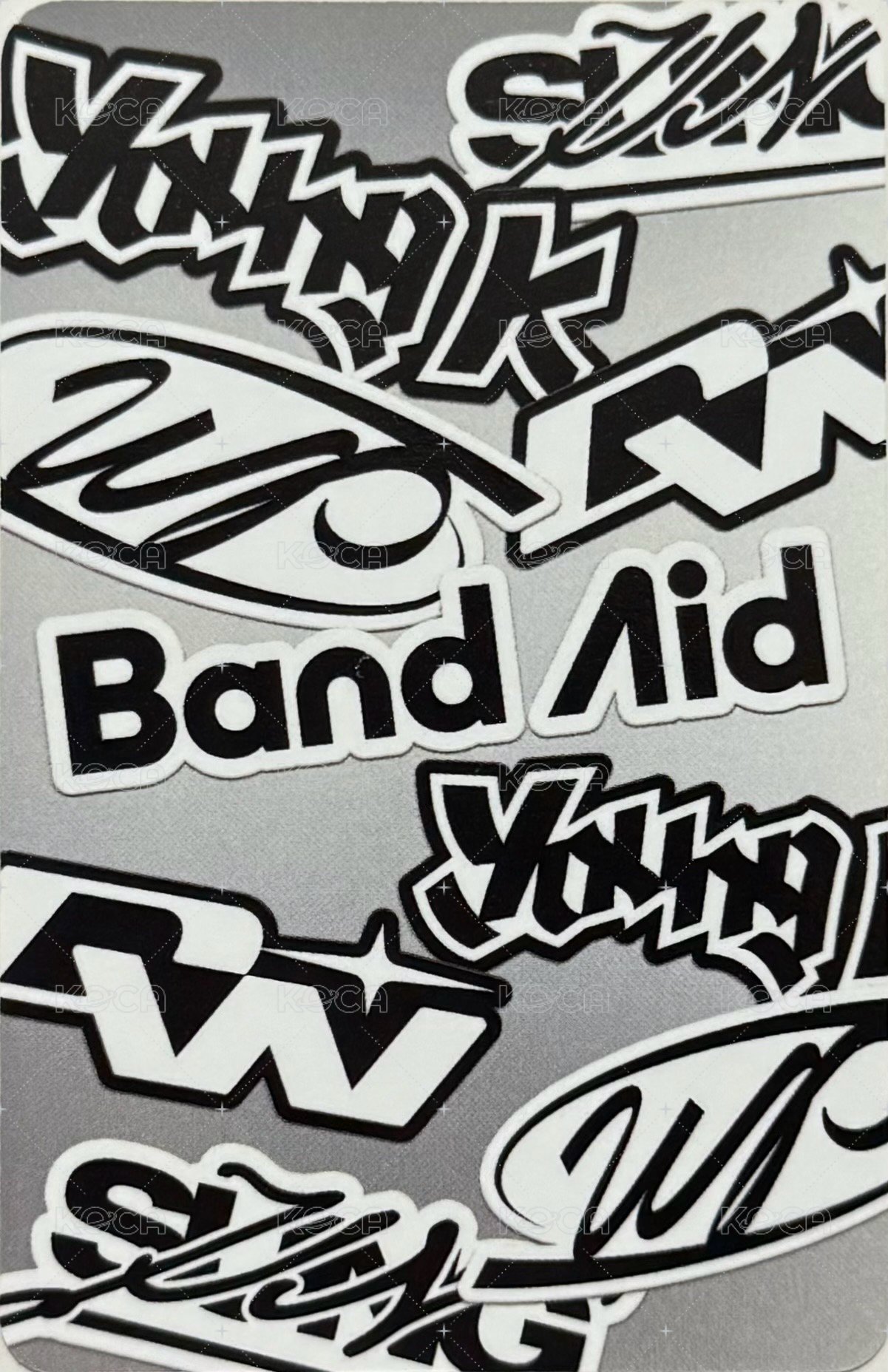 迷九 一般專 專輯卡 Rock Band ver. 背面