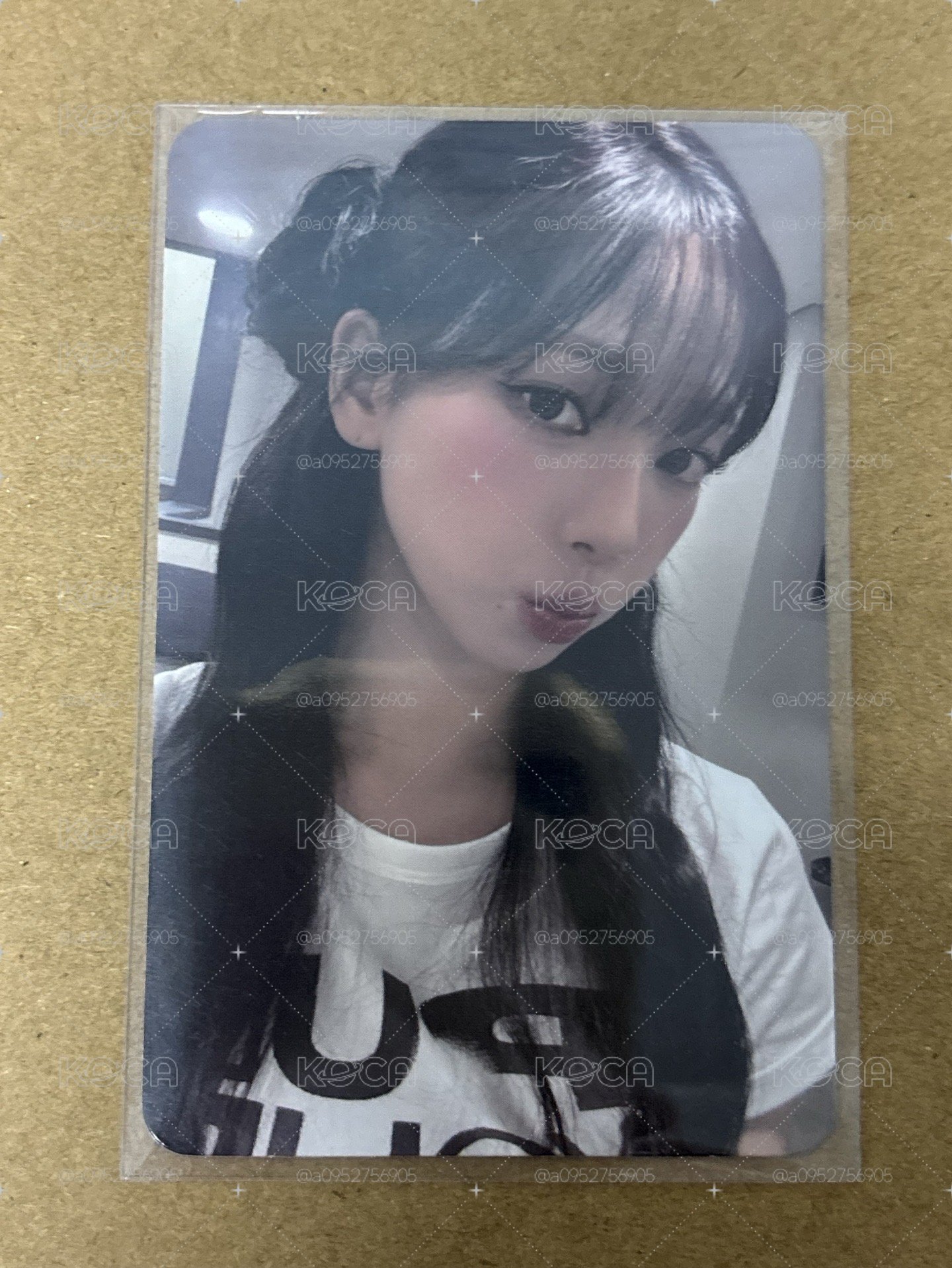 aespa Karina 柚子 Dirty Work mokket 簽售卡 柚-56