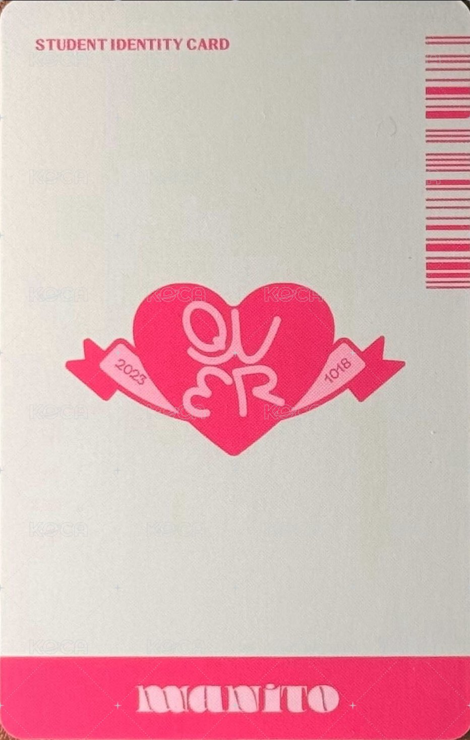 迷一 專輯卡 secret ver. ID卡 背面