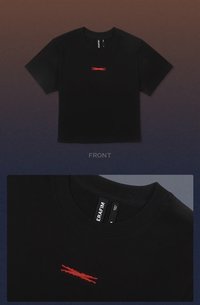 Crop S/S T-Shirt (Black)