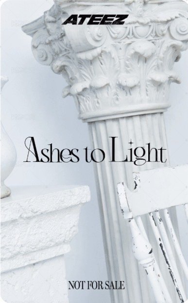 Ashes to Light Rakuten books 幸運卡  背面