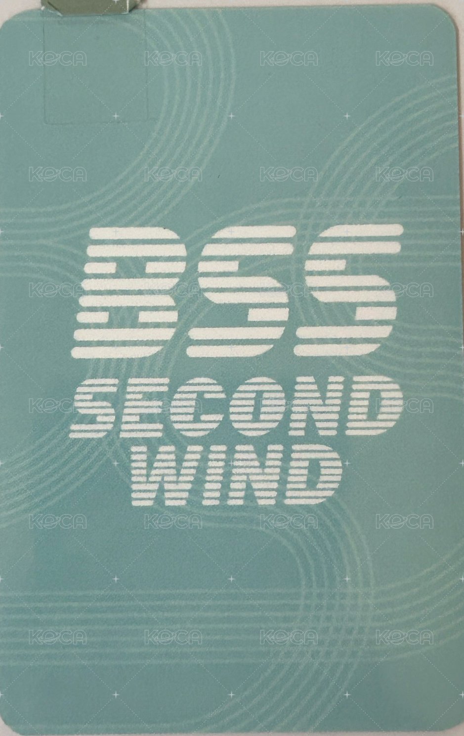 BSS ’SECOND WIND’ 打歌卡 仙女座逆應援 背面