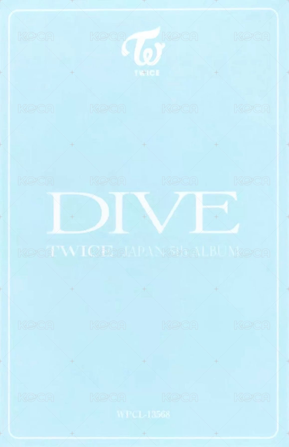 DIVE 專輯卡 通常盤 背面