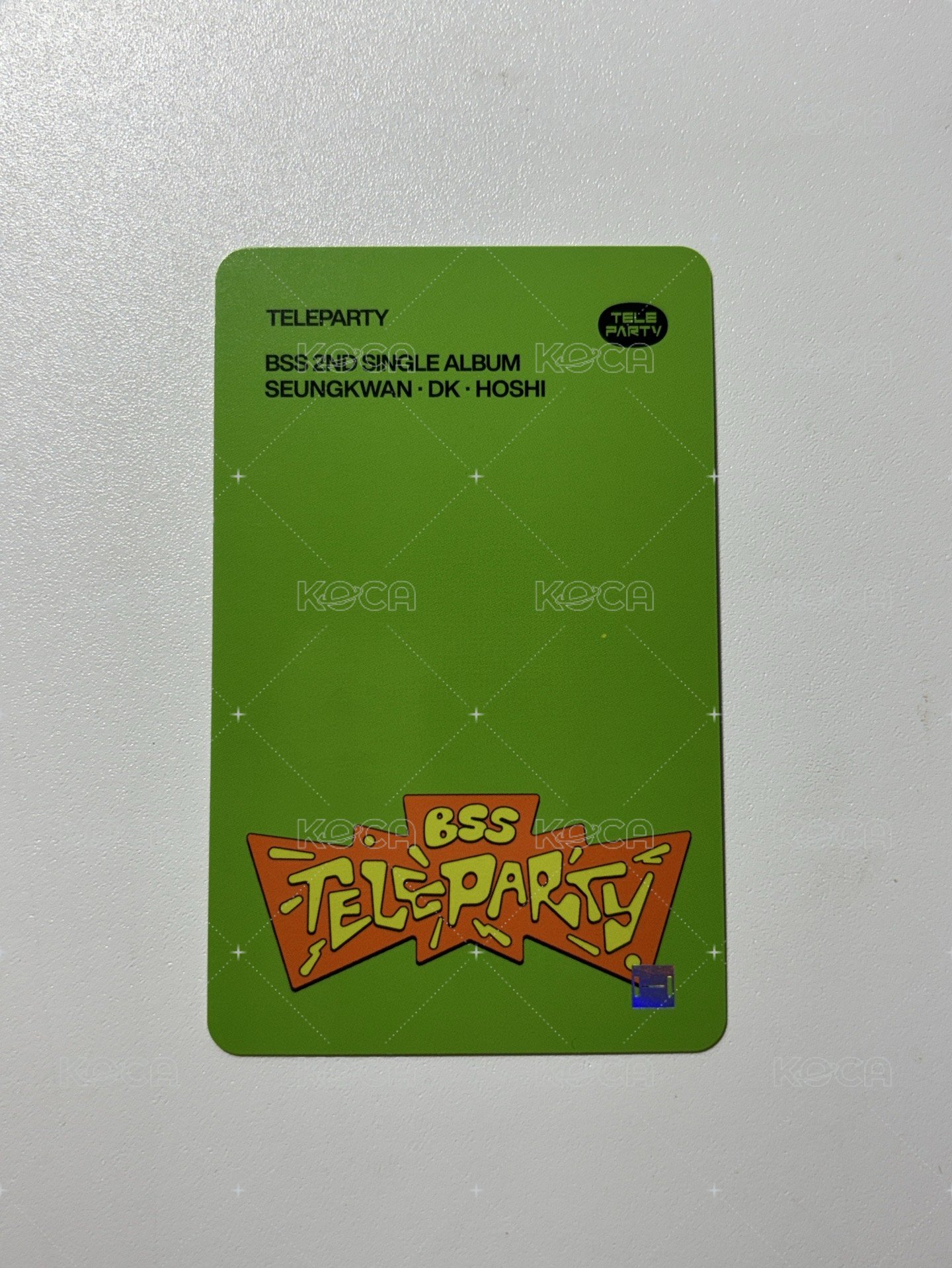 ‘TELEPARTY’ wm 線下2.0 幸運卡  背面