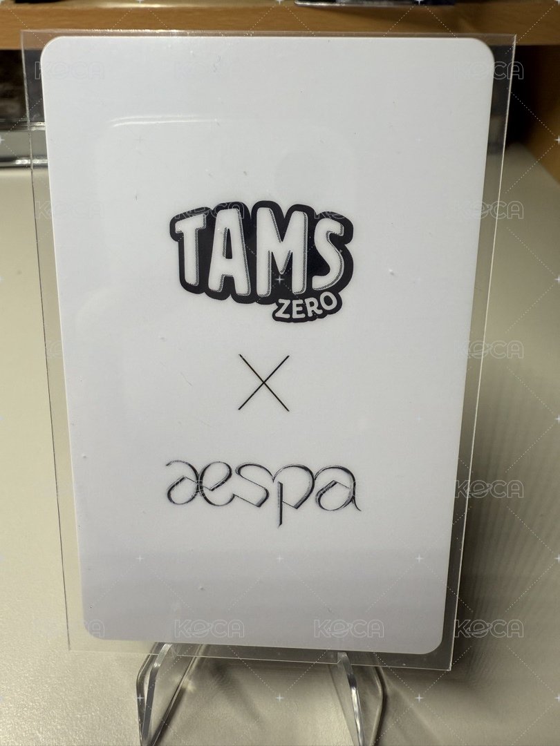 代言卡 tams 汽水吉 背面