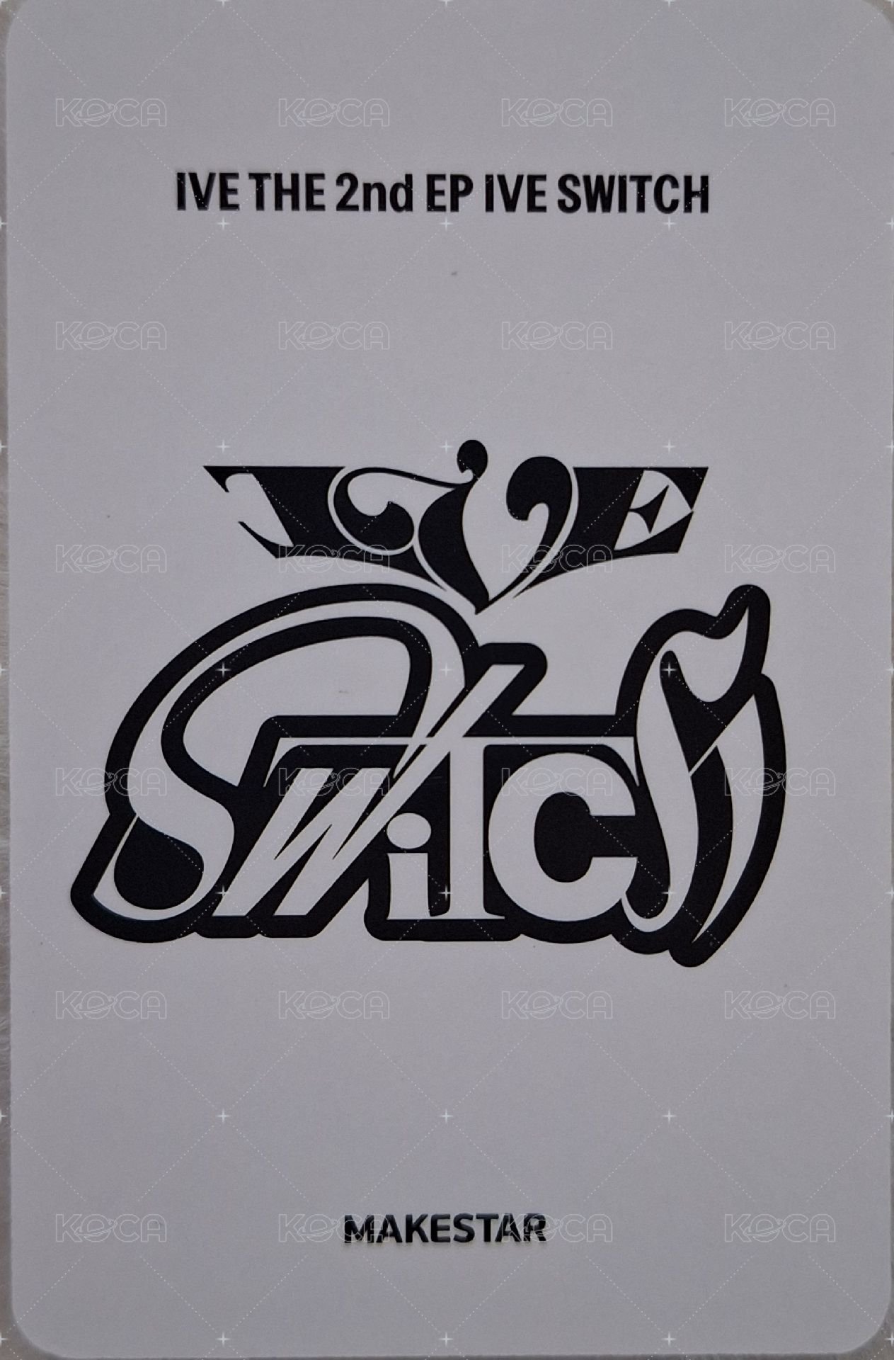 IVE SWITCH ms 1.0 簽售卡  背面