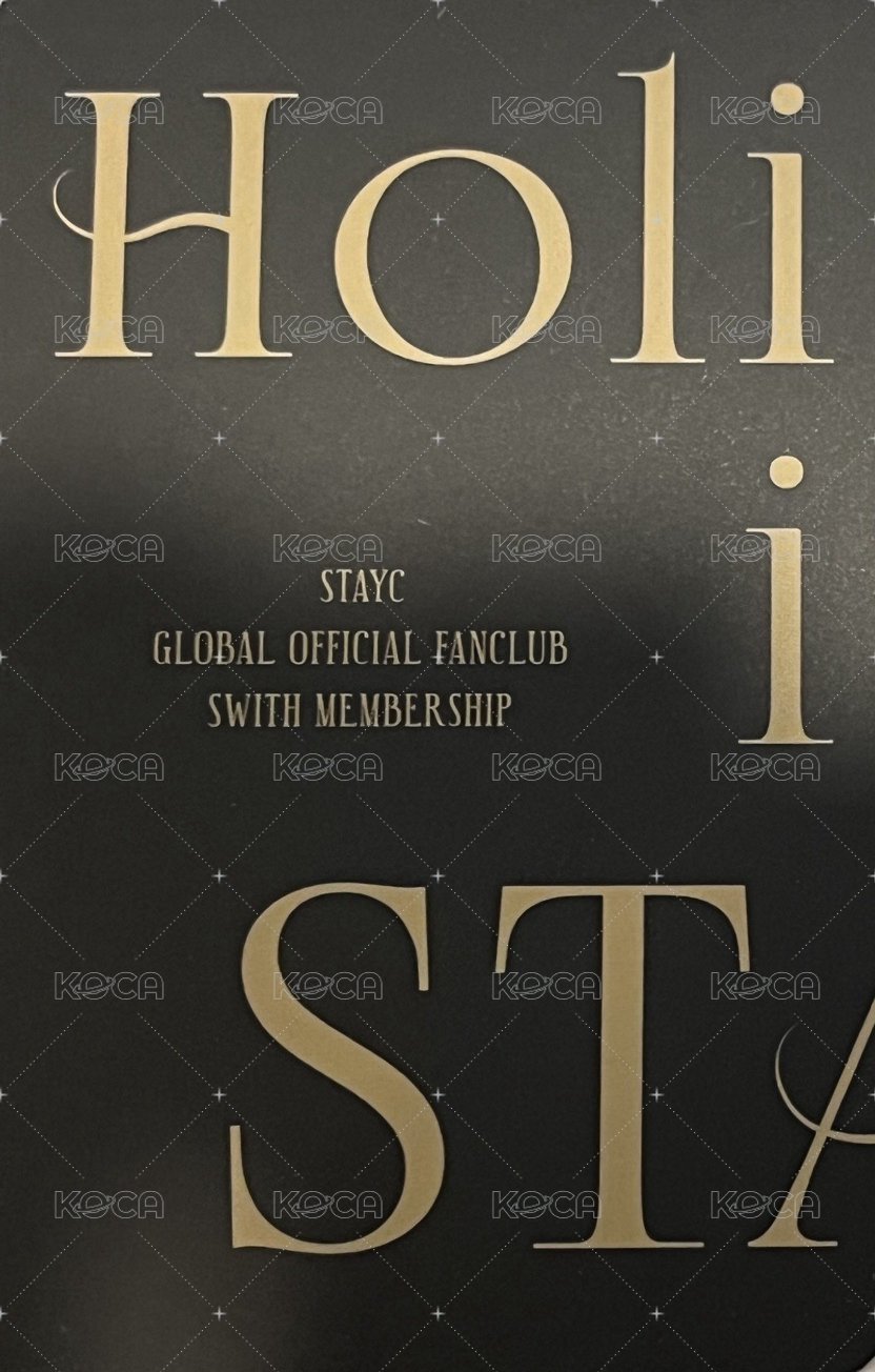 會員禮卡 一期莎 背面