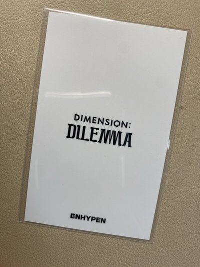 Enhypen Heeseung 李羲承正一UMS特典小卡