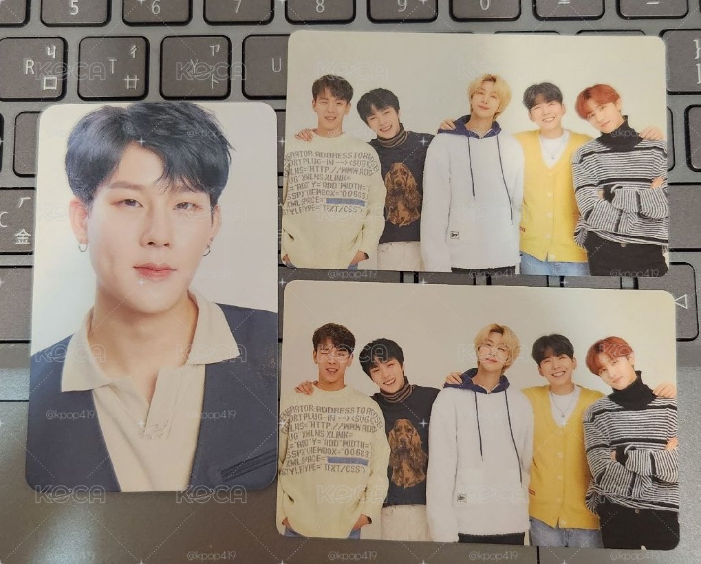 MONSTA X TTG雙下巴熊 周邊小卡 滿額卡 特典卡