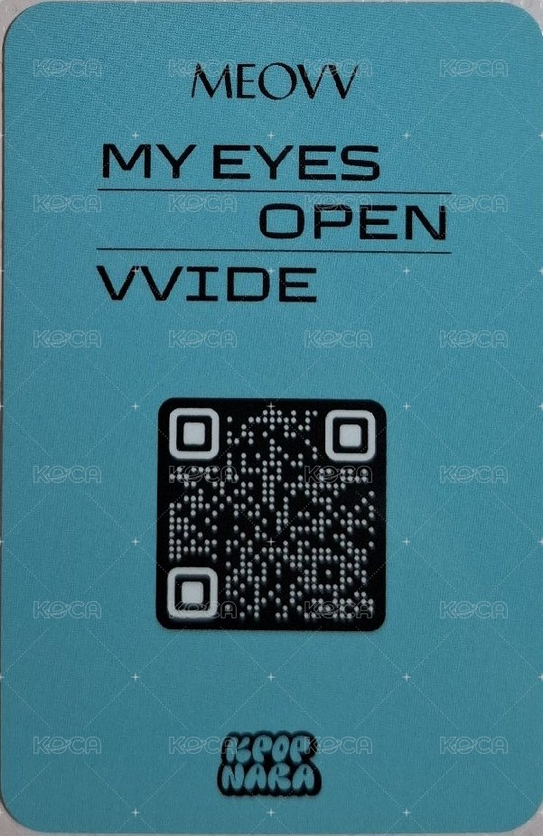 mini 1 Kpop Nara 特典卡 美網nara特典卡 背面