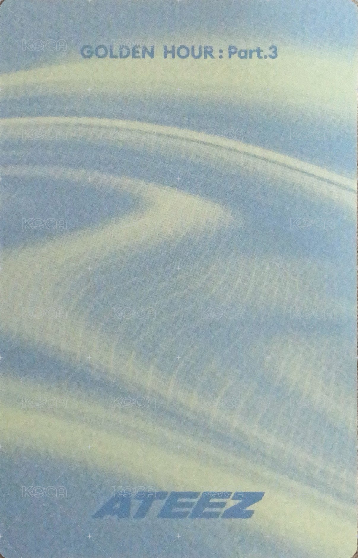 GH3 專輯卡 POCA 隨機 背面