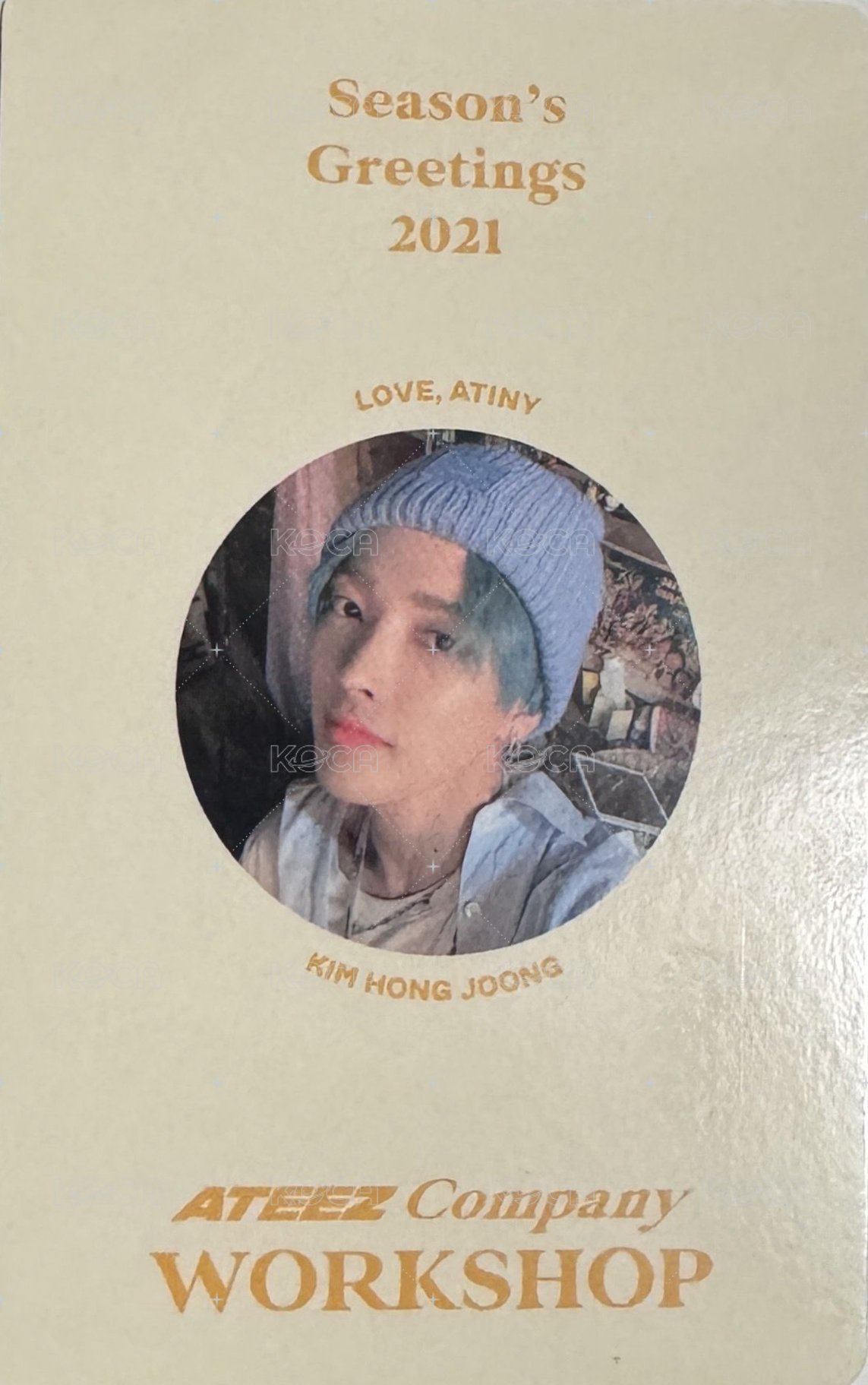 2021 SEASON'S GREETINGS 年曆卡  背面