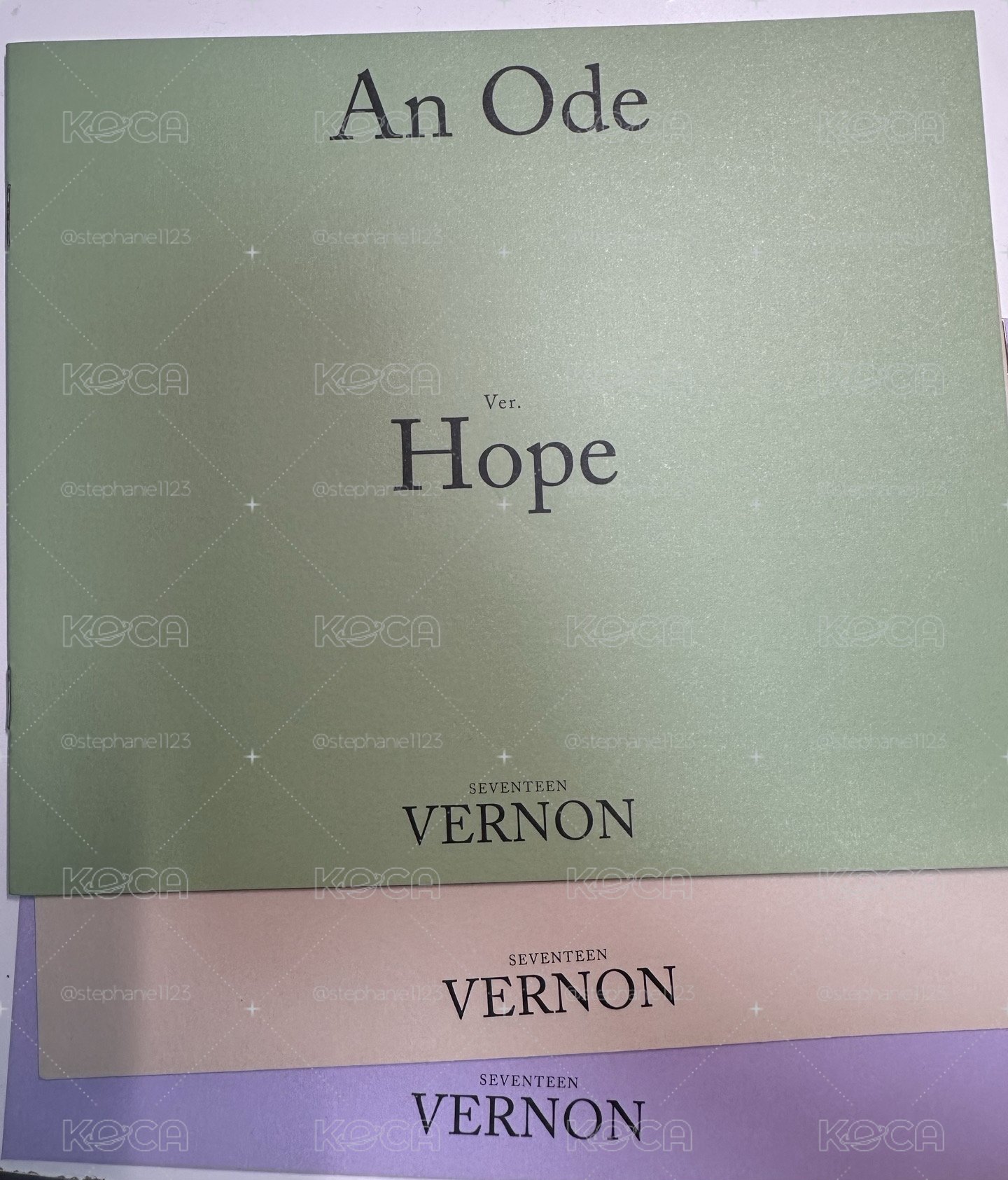 正三An ode Vernon set