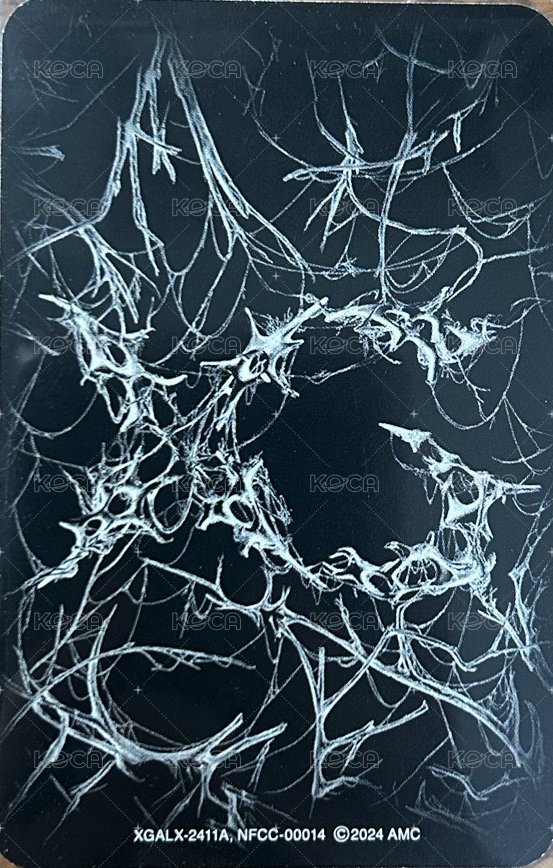 AWE 專輯卡  背面