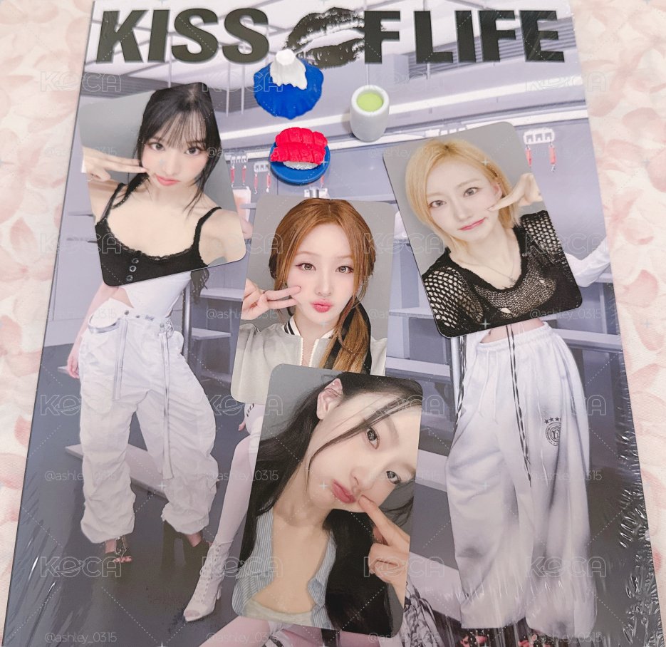 { 四折優惠售 } KISS OF LIFE 日本特典 一卡一專 實卡非常可愛 多帶再給優惠 需要請留言訊息 勿直接下單