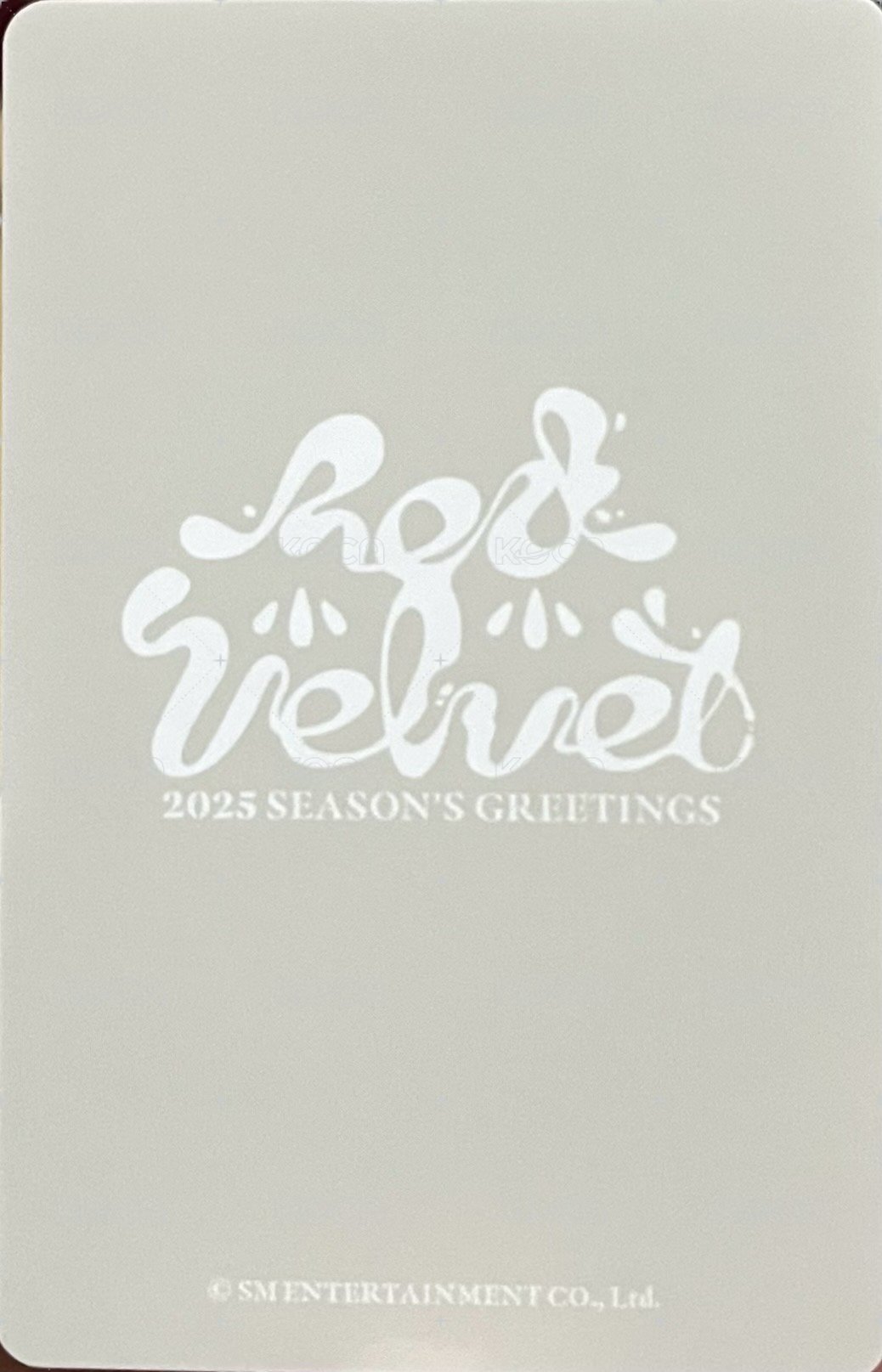 2025年曆 後續 隨機卡 B ver. 背面