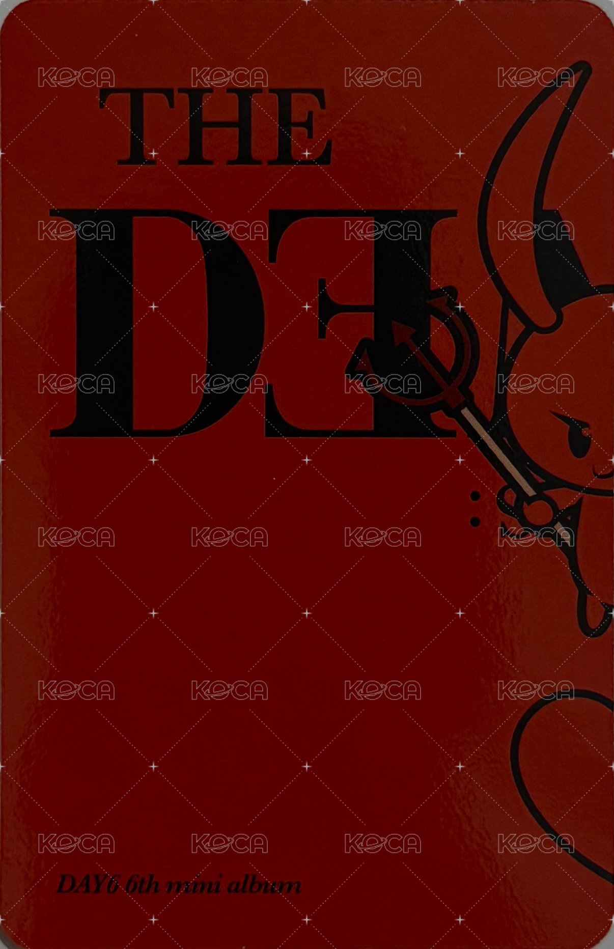 迷六 專輯卡  背面