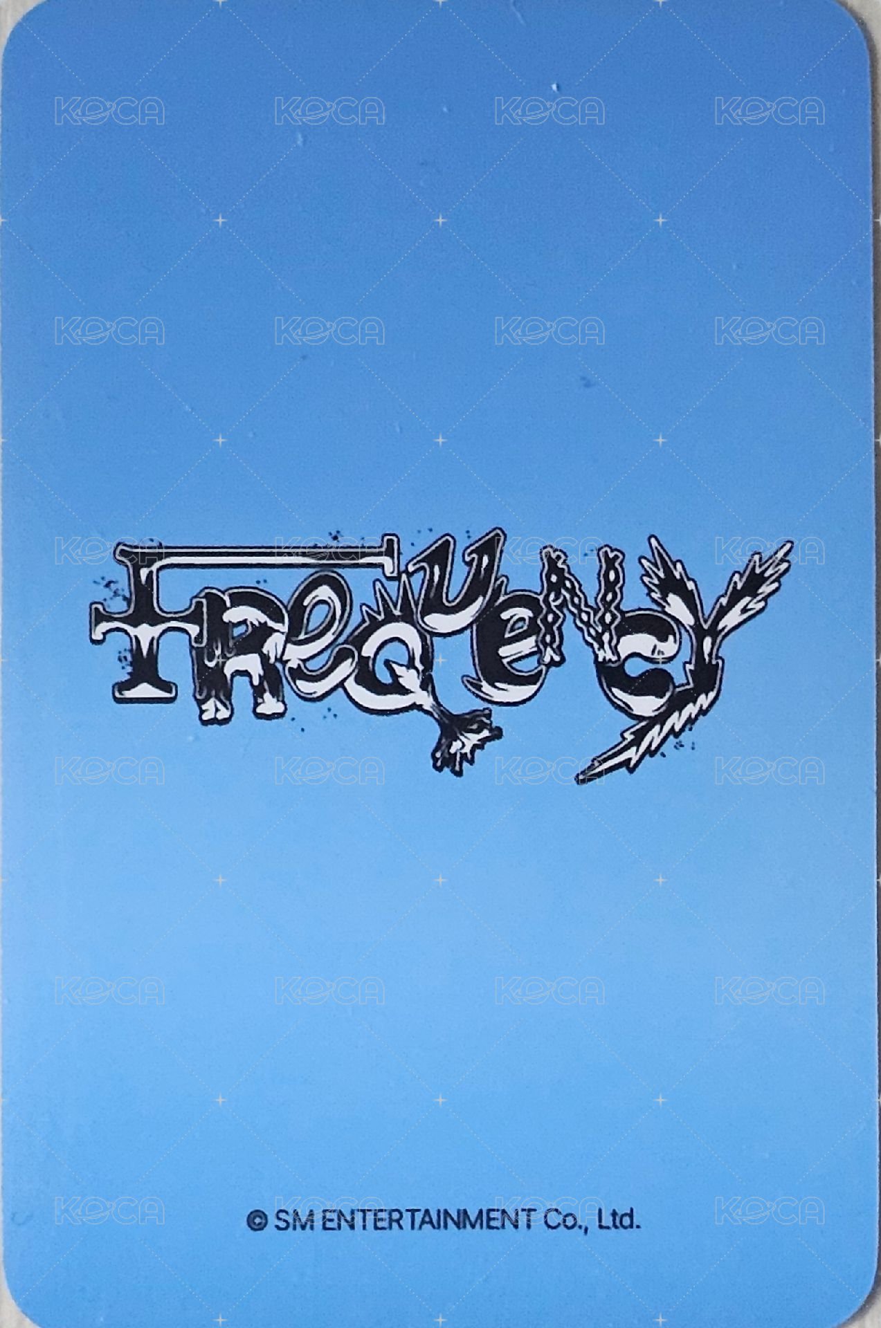 FREQUENCY dmm 幸運卡  背面